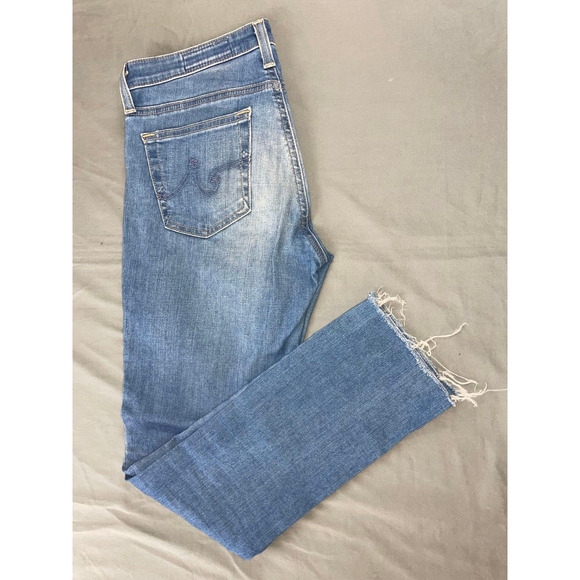 AG 'The Stilt Roll-Up' Cigarette Leg Lightweight Stretch Denim Jeans. 26, GUC!! - Picture 2 of 9